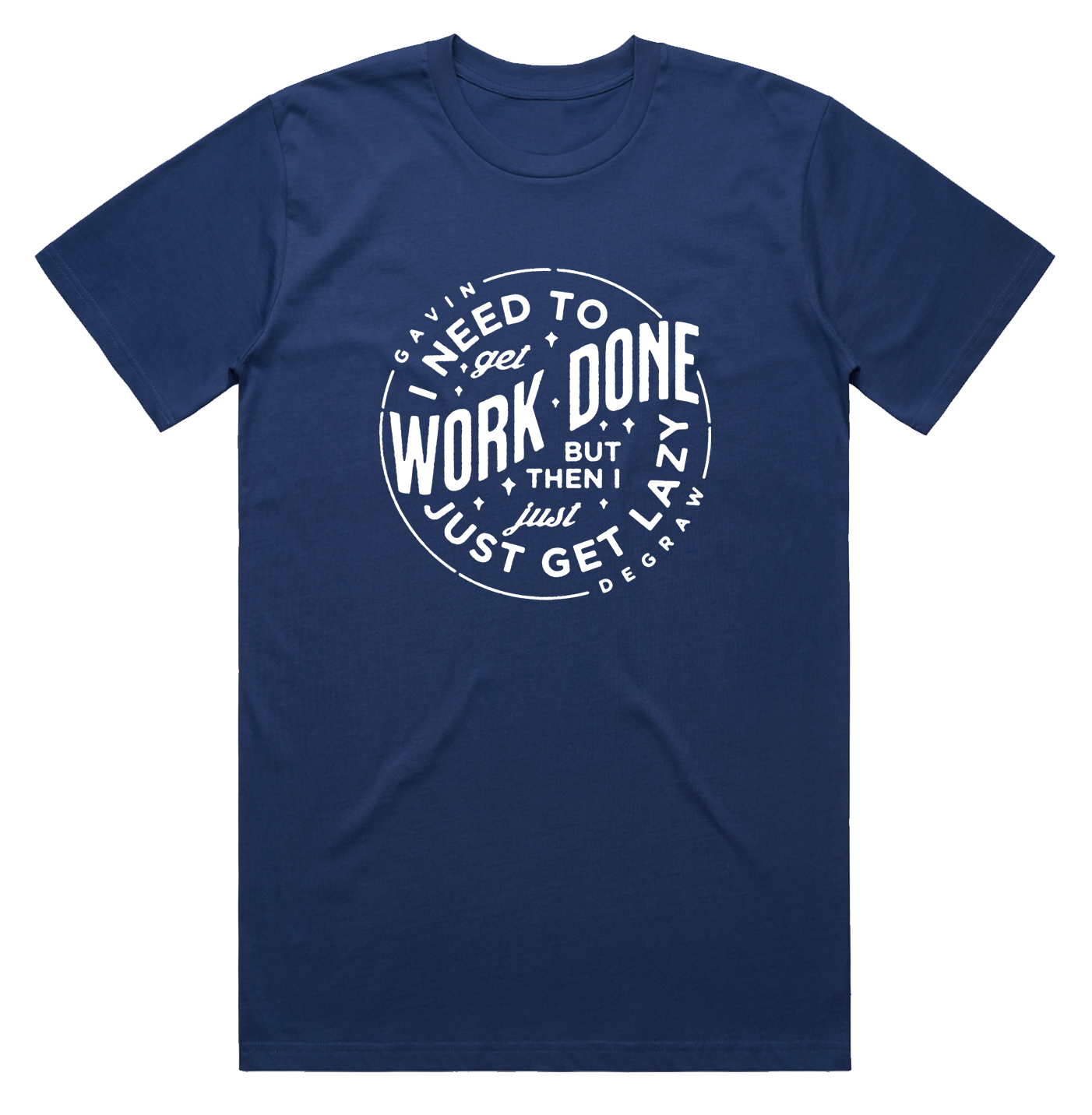 Work Done Navy Tee