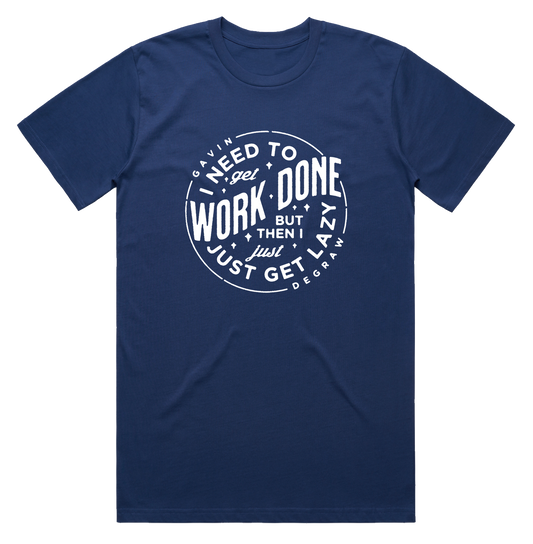 Work Done Navy Tee
